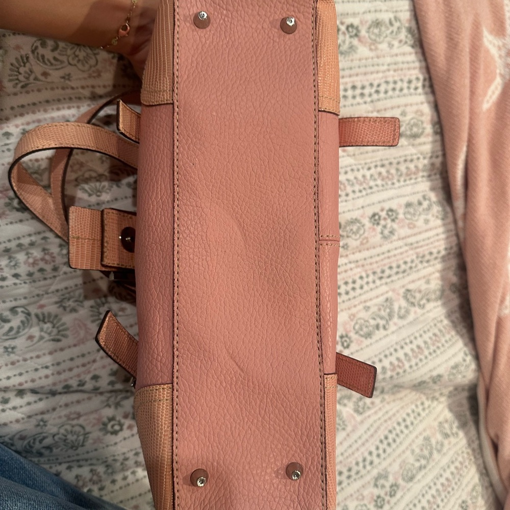 Maxx New York Pink Shoulder Bag with Buckle Detail - Picture 7 of 8